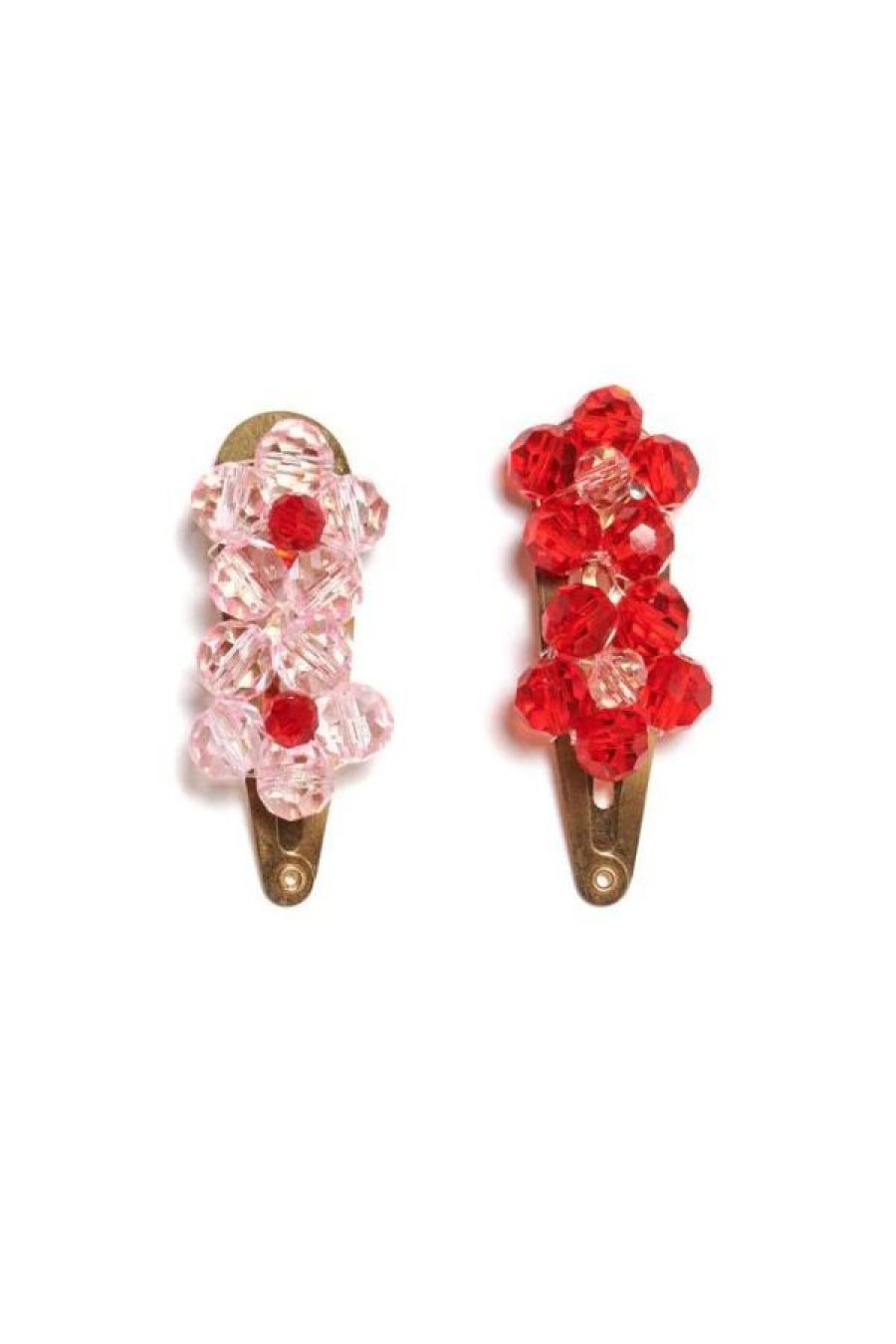 Sister Jane June Bead Hair Clips | Red Hot