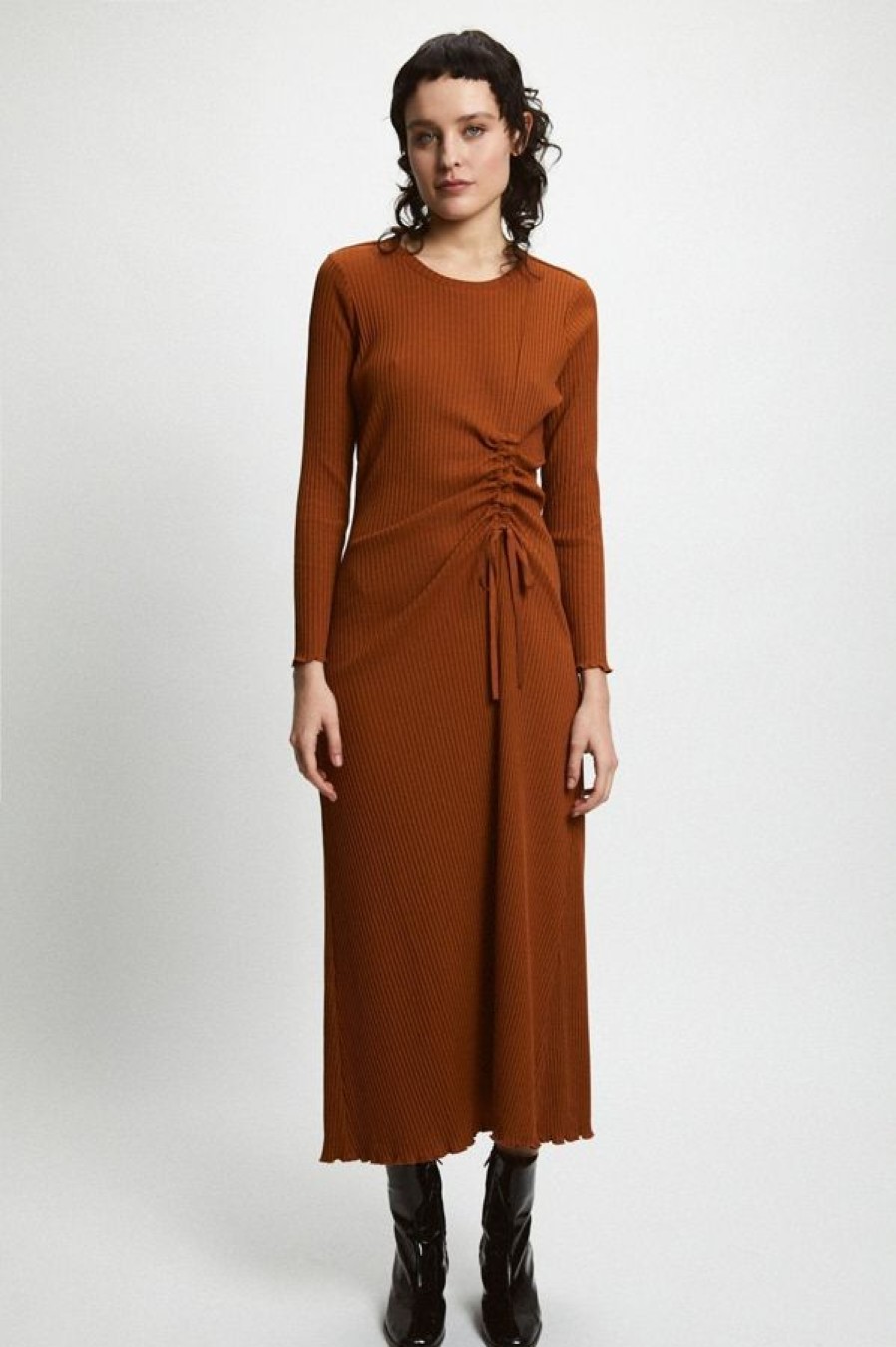 Rita Row Evans Dress | Camel Best