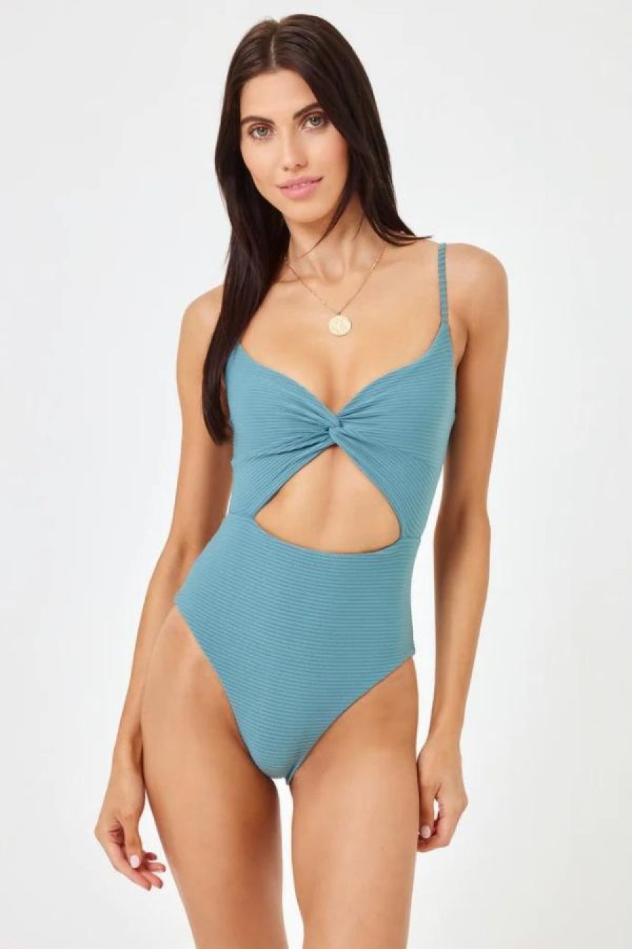 L*Space Kyslee One Piece Swimsuit | Slated Grass Hot