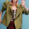 Eliza Faulkner Valentine Moto Jacket | Yellow Plaid Online