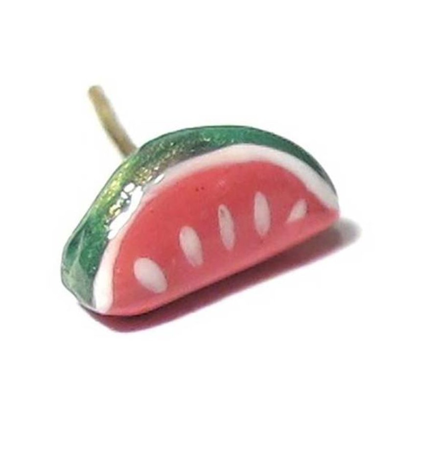 Susan Alexandra Single Stud Watermelon Earring Hot