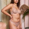 Dora Larsen Clover Embroidery Thong | Nude Wholesale