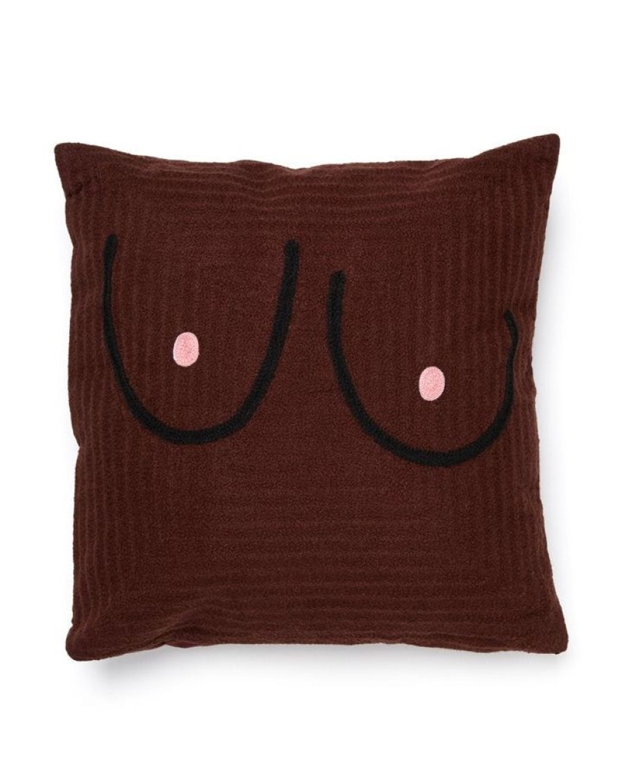 Cold Picnic Brown Boob With Pink Pillow Cover Clearance