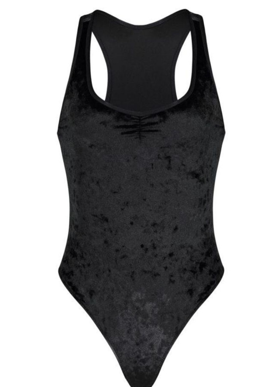 Fortnight Fortnight X Misfit Studio Racer Bodysuit Black Hot