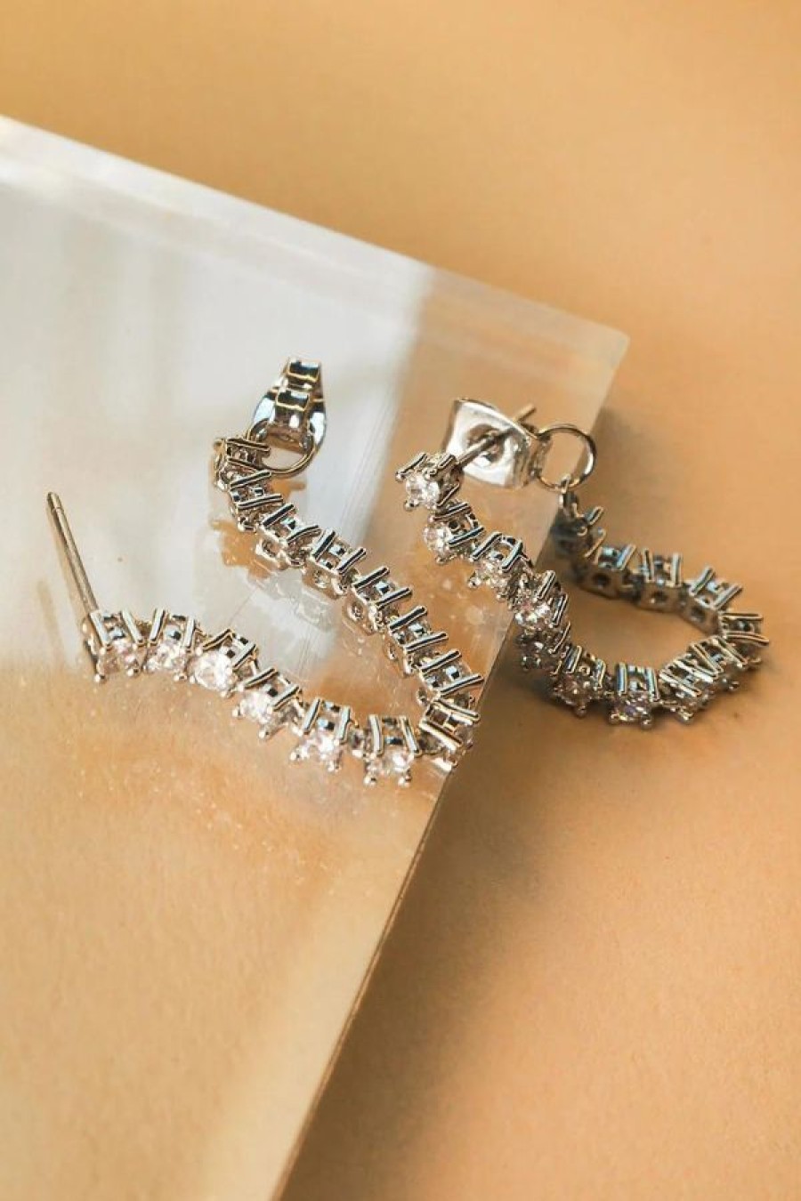 Luv AJ Ballier Chain Studs | Silver Hot