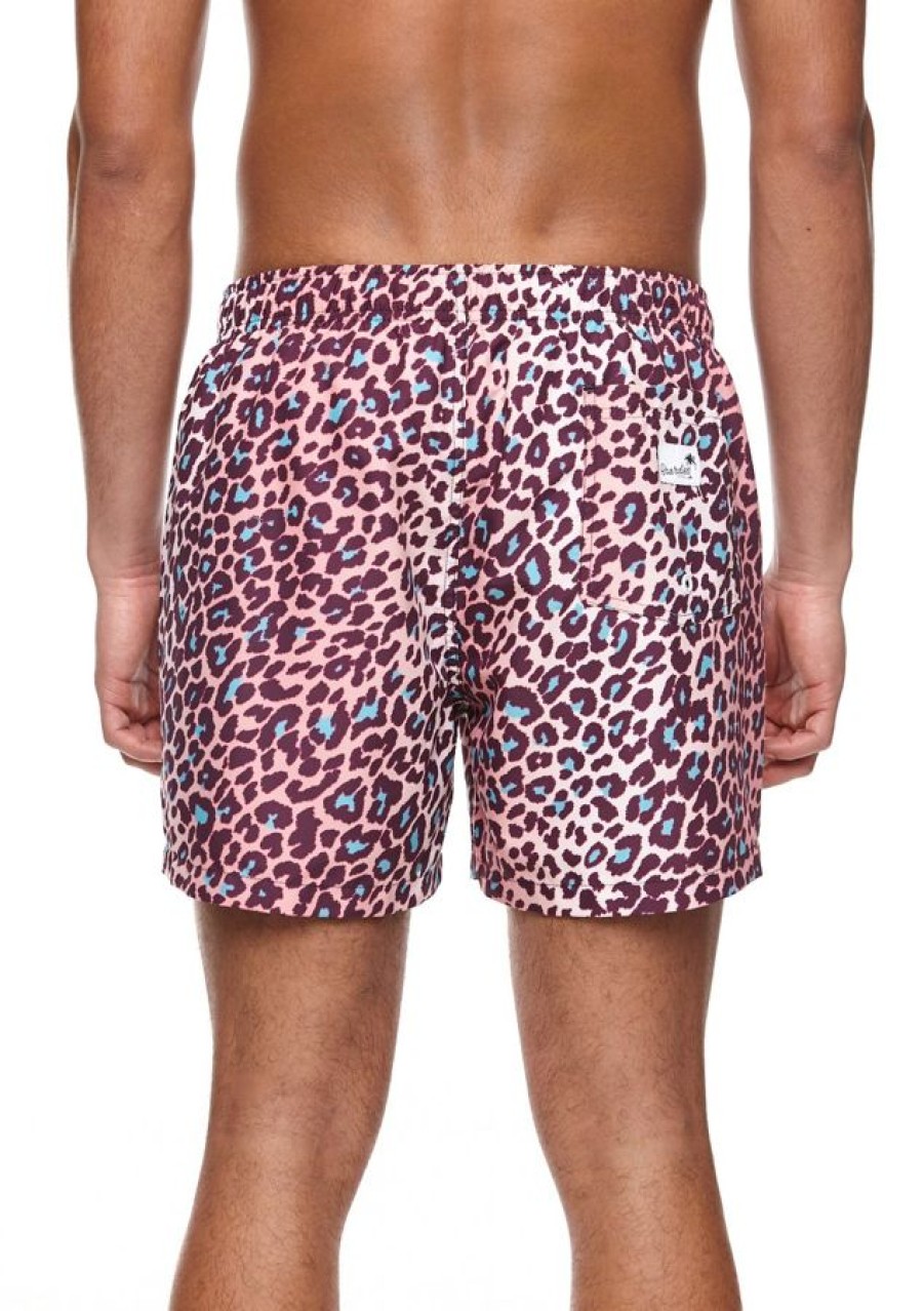 Boardies Leopard Mid Length Swim Shorts Wholesale