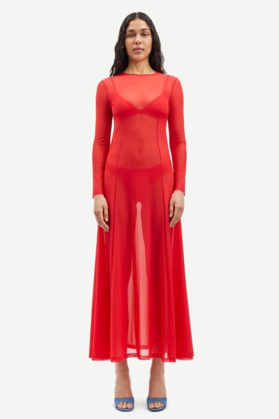 Samsoe Samsoe Sajosie Dress | True Red New