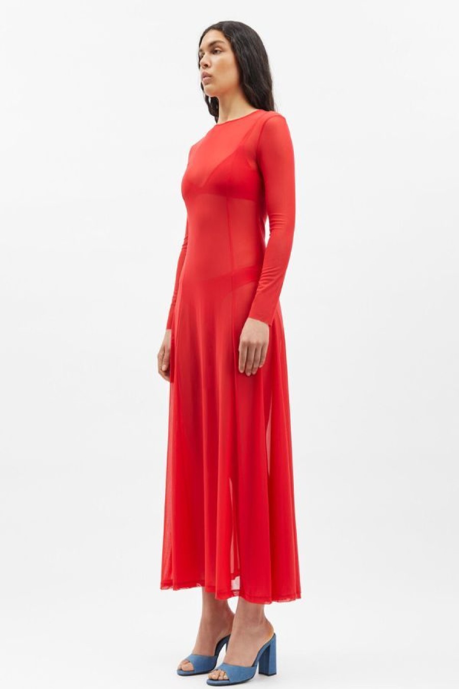 Samsoe Samsoe Sajosie Dress | True Red New