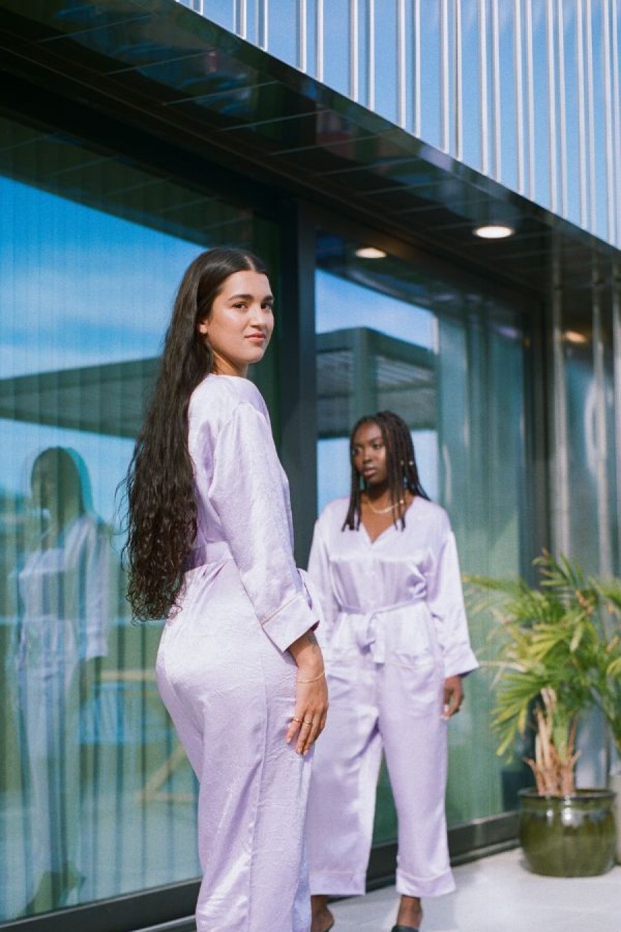 Loversland x Soft Focus The Pj Jumpsuit | Lilac New