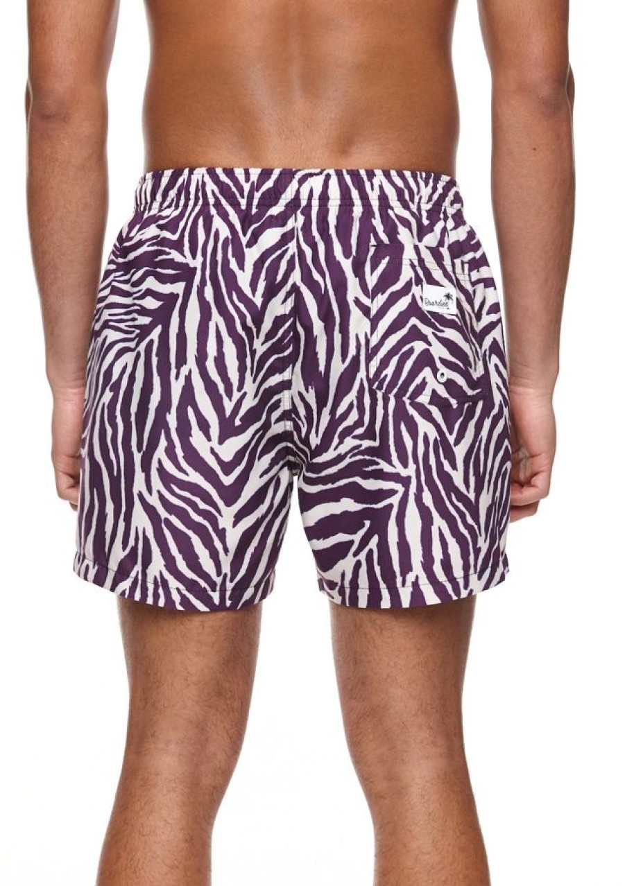 Boardies Zebra Mid Length Swim Shorts New