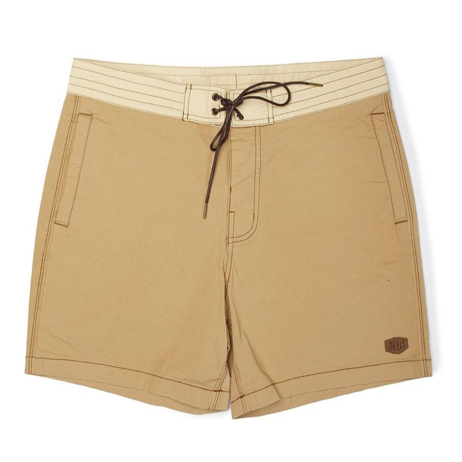 deus Original Solid Boardshort Coffee Wholesale