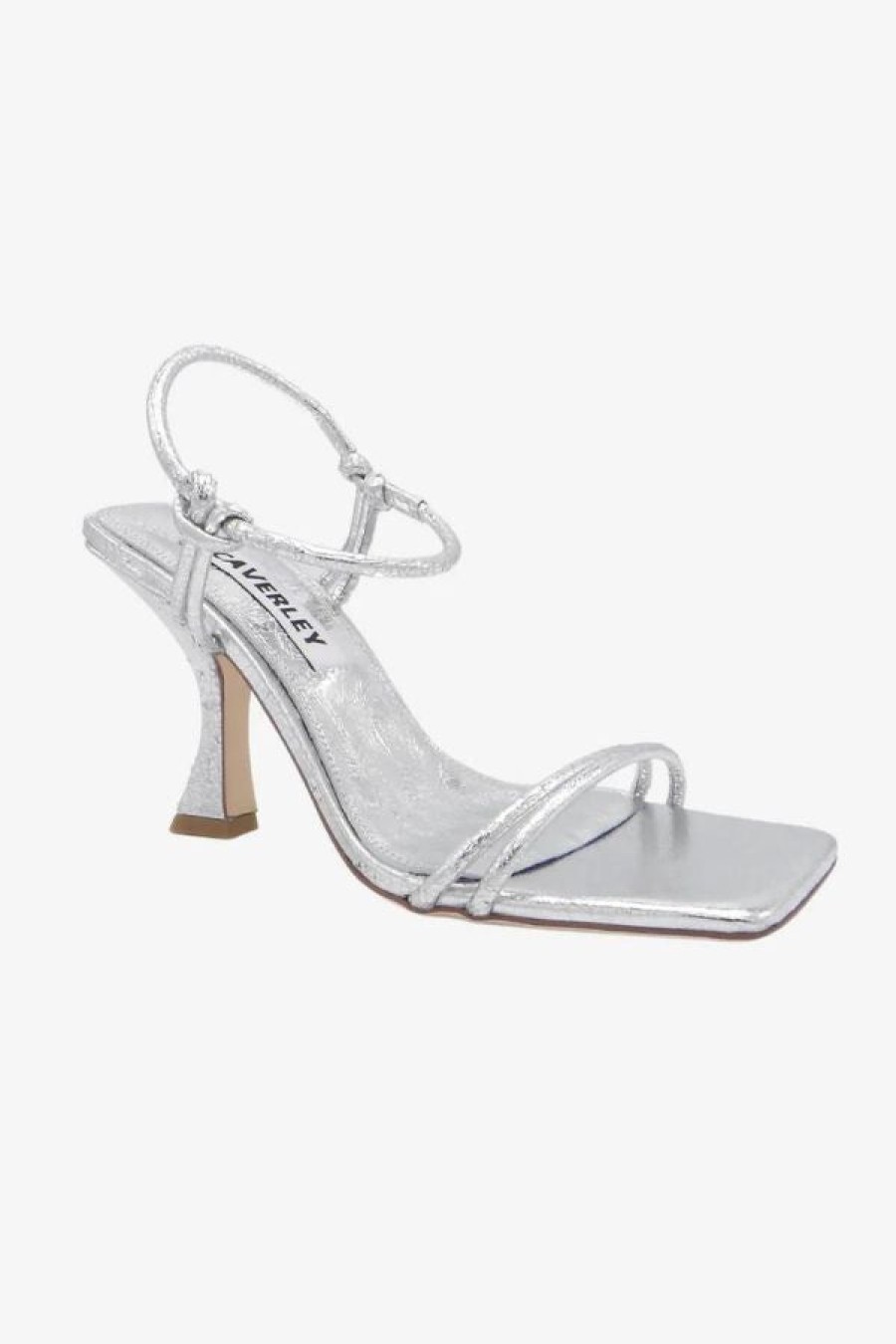 Caverley Kolt Heel | Crinkle Silver Hot