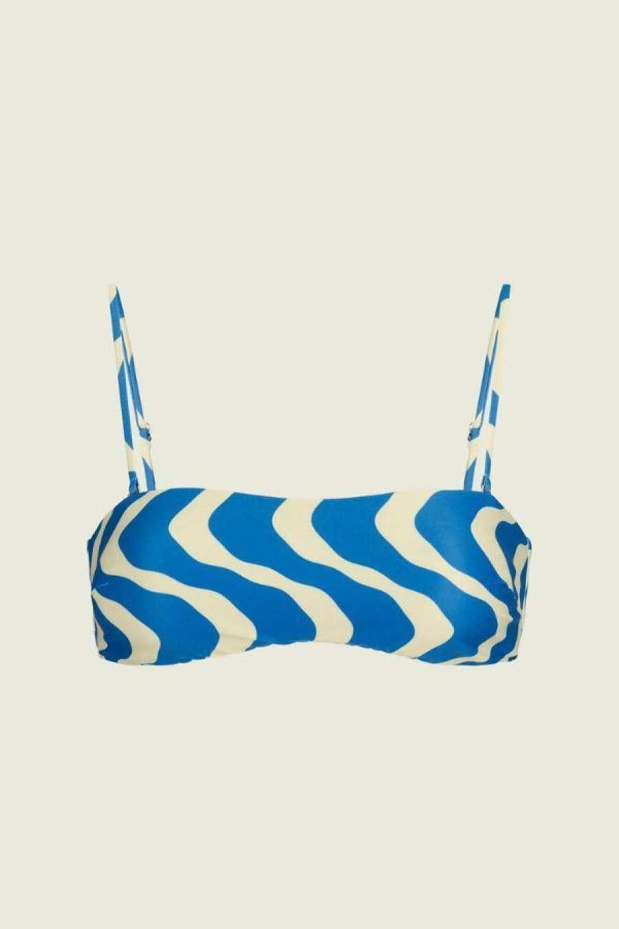 OAS Blue Rippling Baia Bikini Top Wholesale