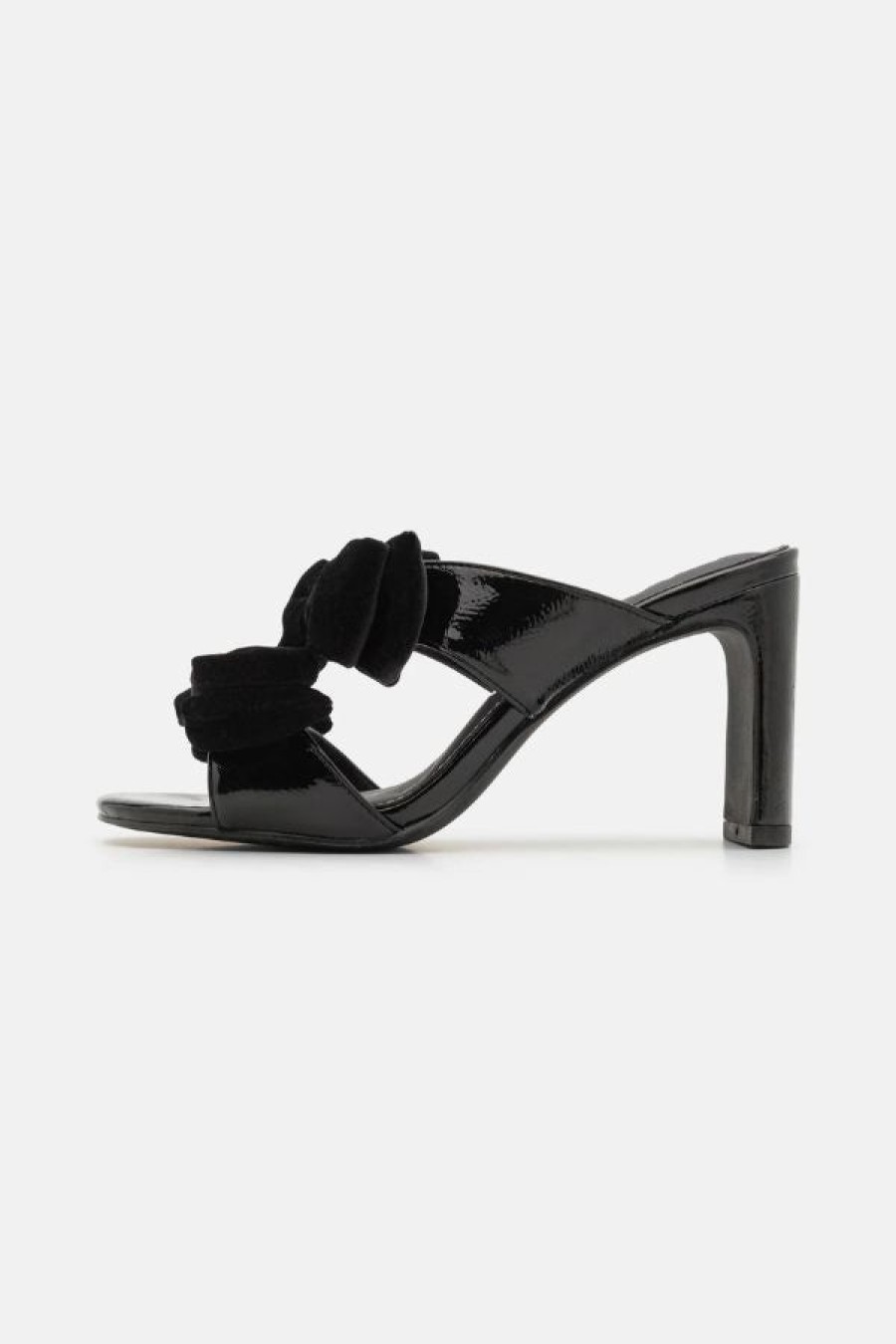 BIANCO Biacherry Bow Mules | Black Best