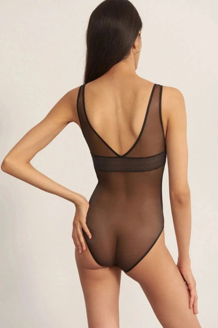 Else Bare Soft Cup Bodysuit | Black Wholesale