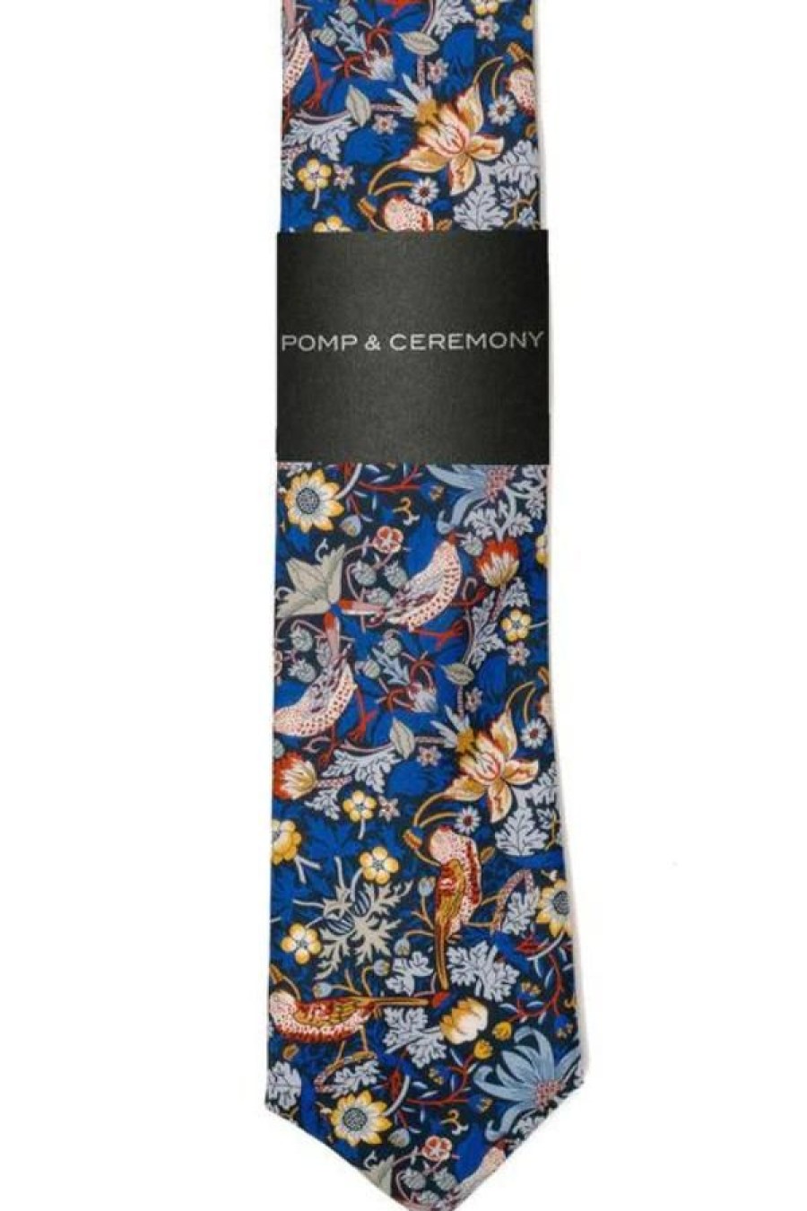 Pomp u0026 Ceremony Liberty Print Tie | Strawberry Thief Royal Best