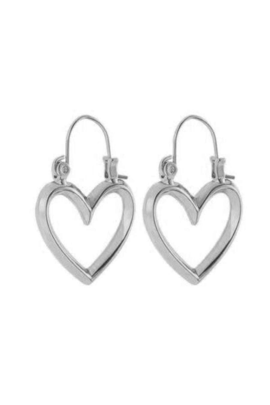 Luv AJ Mini Heartbreaker Hoops | Silver Hot