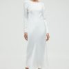 Third Form Crush Tie Back Maxi | Off White New