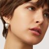 Jenny Bird Chunky Doune Hoops | Silver New