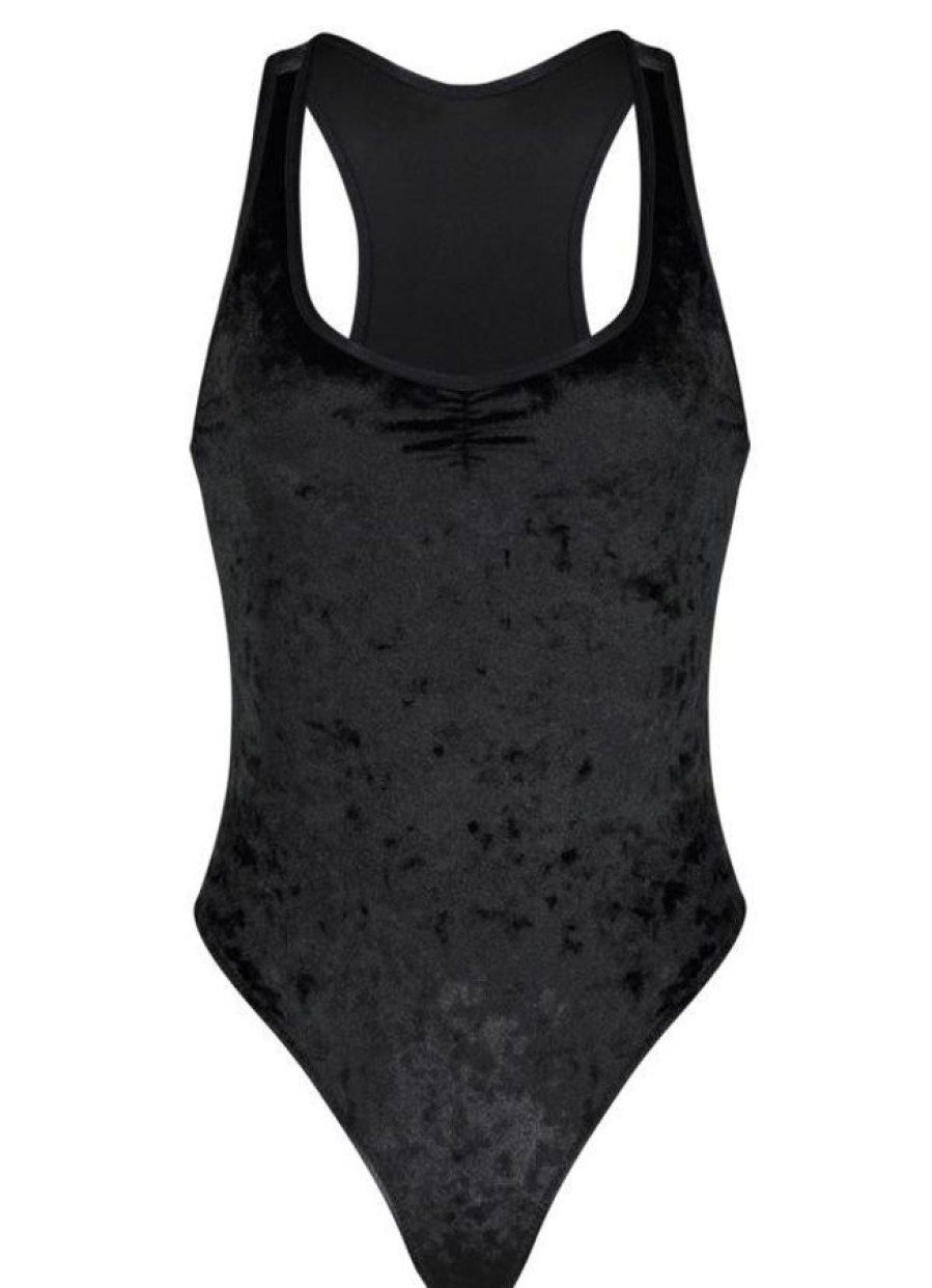 Fortnight Fortnight X Misfit Studio Racer Bodysuit Black Online